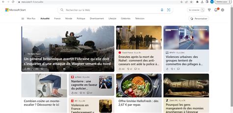 page msn accueil|Modifier la page d’accueil de votre navigateur